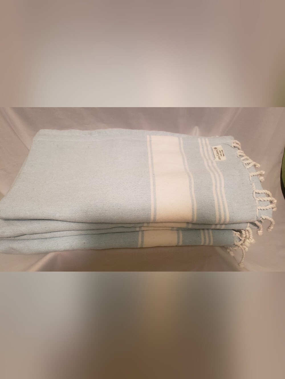 4 LG 100% Cotton Turkish Beach Towels Quickdry Lightweight